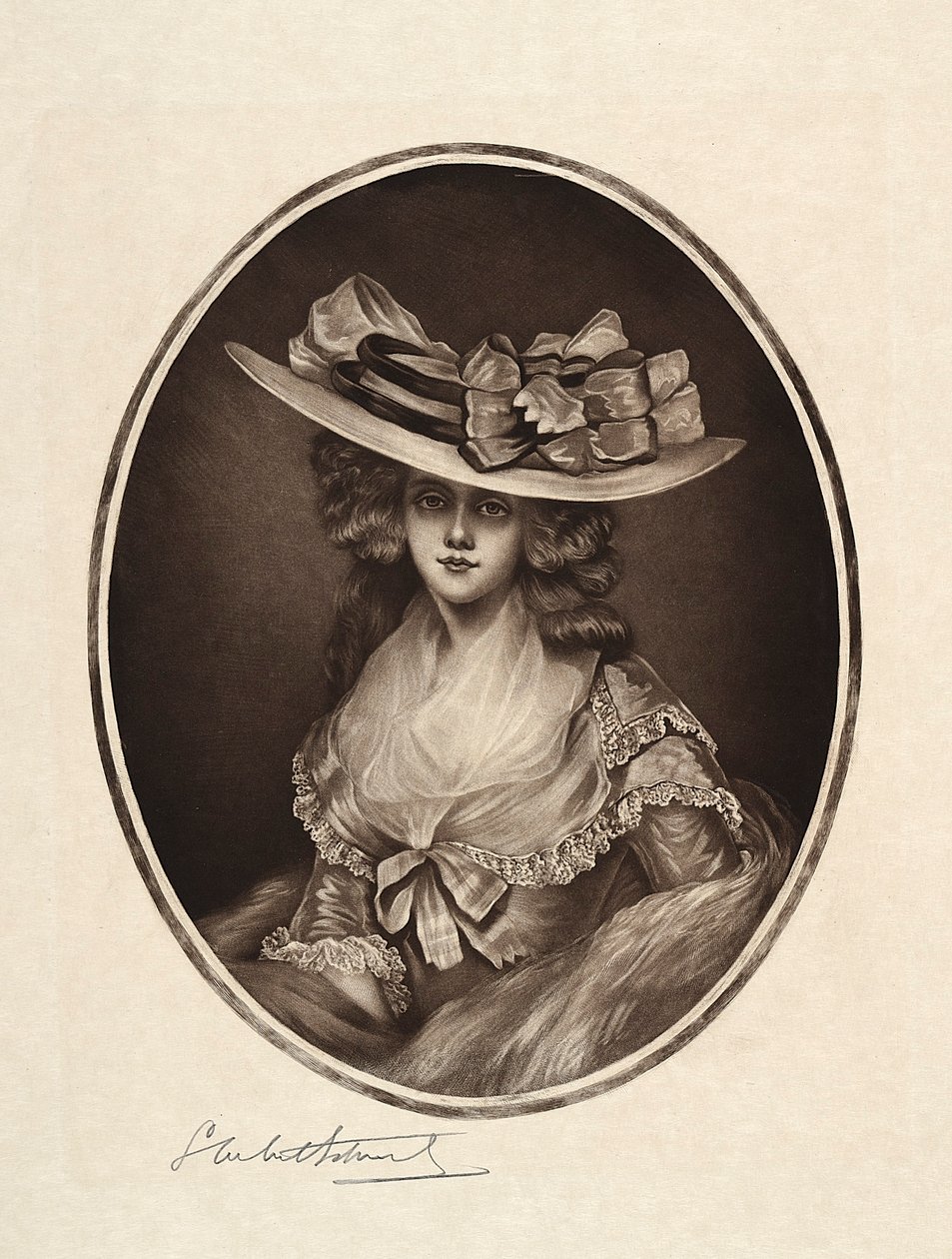 Mrs Benwell, 1800-1900-talet. av Samuel Arlent Edwards