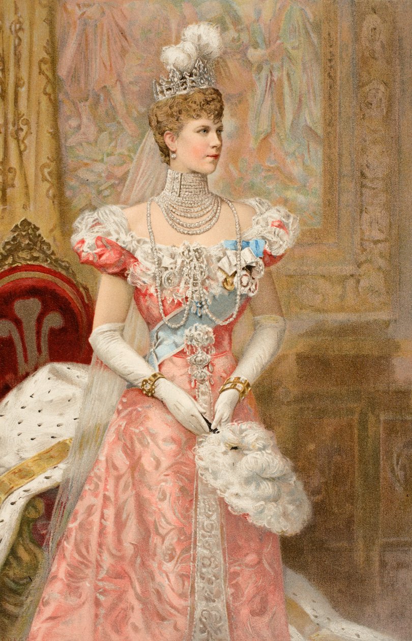 Hennes kungliga höghet prinsessan av Wales, från "The Illustrated London News", 1902 av Samuel Begg