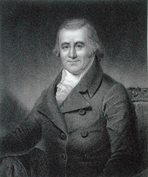 Caspar Wistar (1761-1818) graverad av William G. Jackman (fl.c.1841-60) (gravyr) av Samuel Bell (after) Waugh