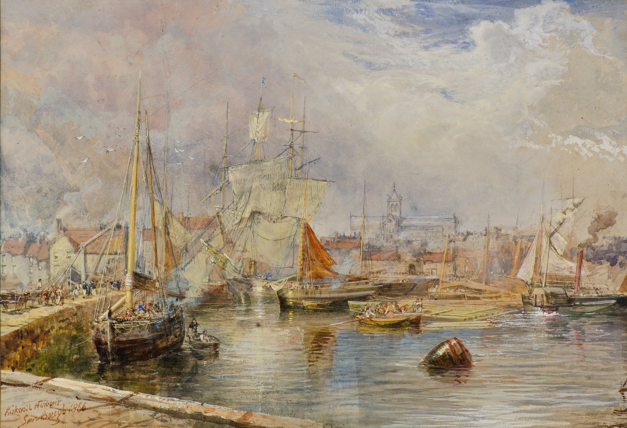 Kirkwalls hamn av Samuel Bough