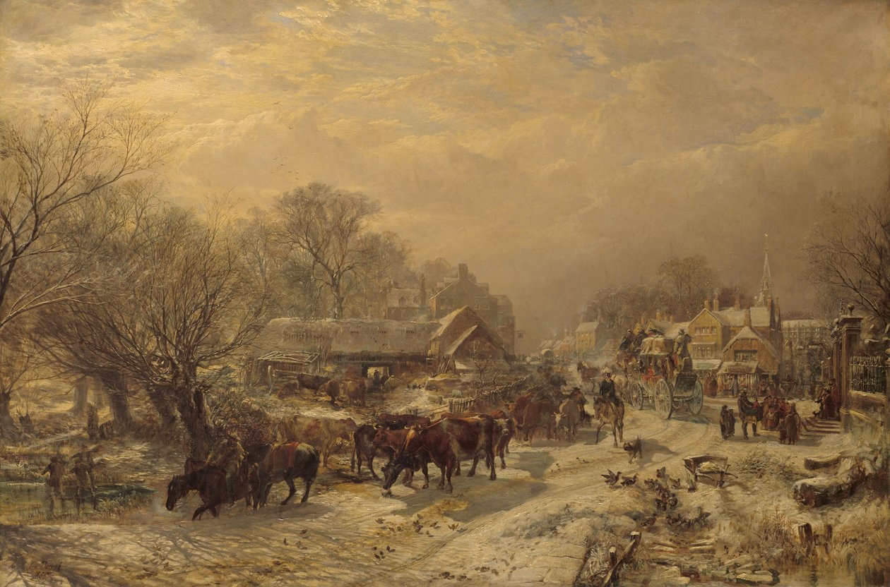 Mailcoachen av Samuel Bough