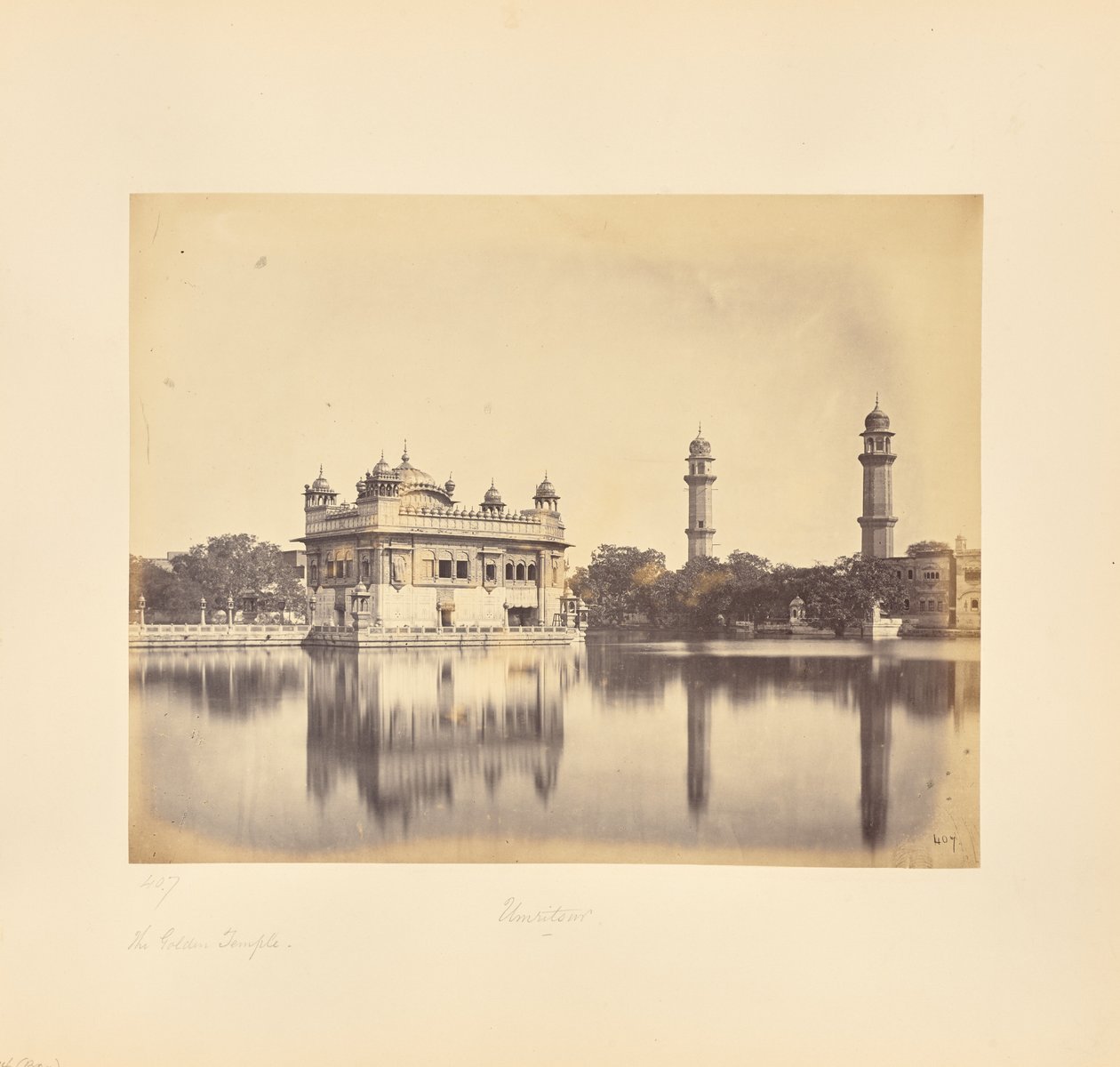 Amritsar - Gyllene templet av Samuel Bourne