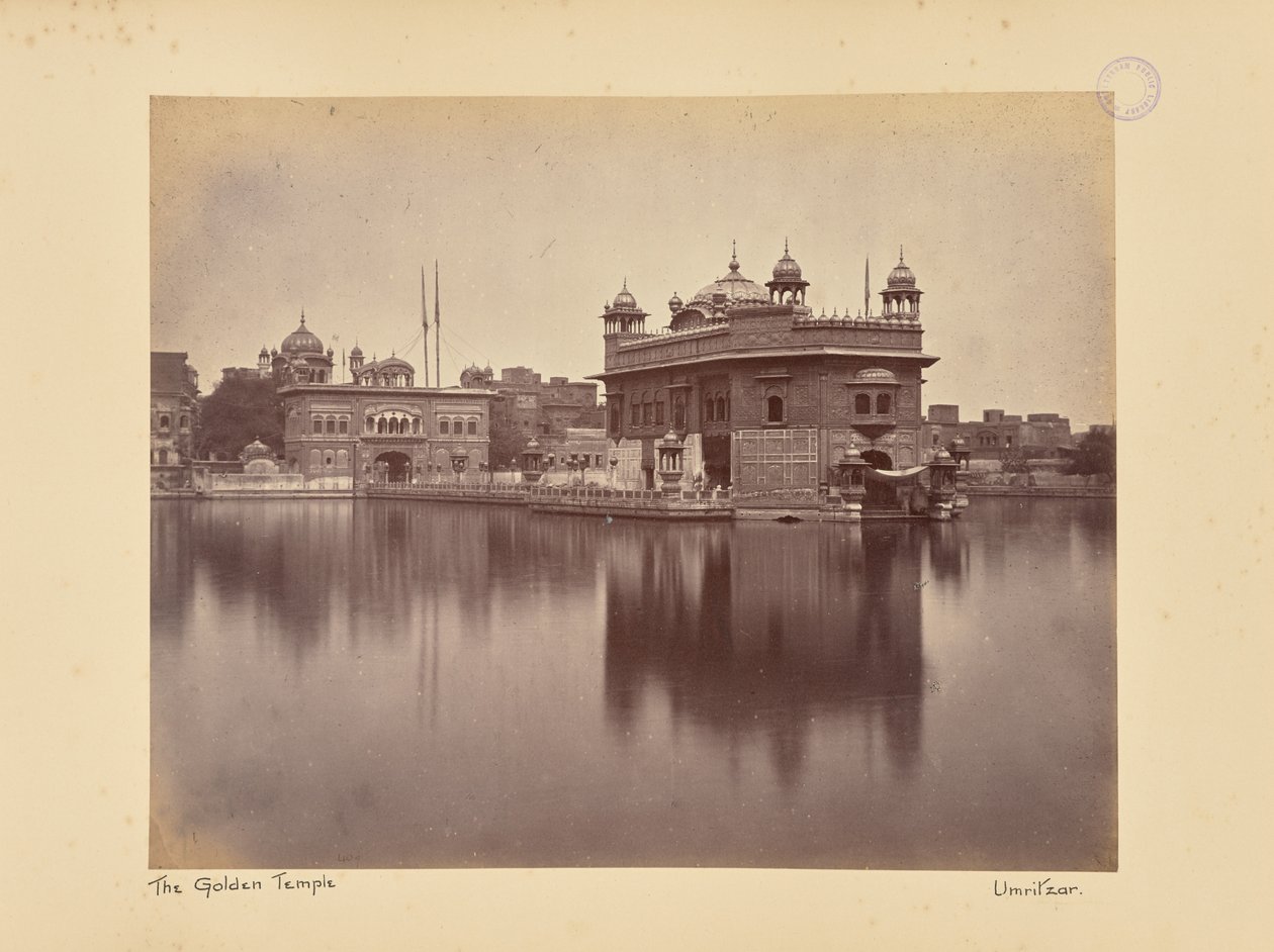 Amritsar; Gyllene templet av Samuel Bourne