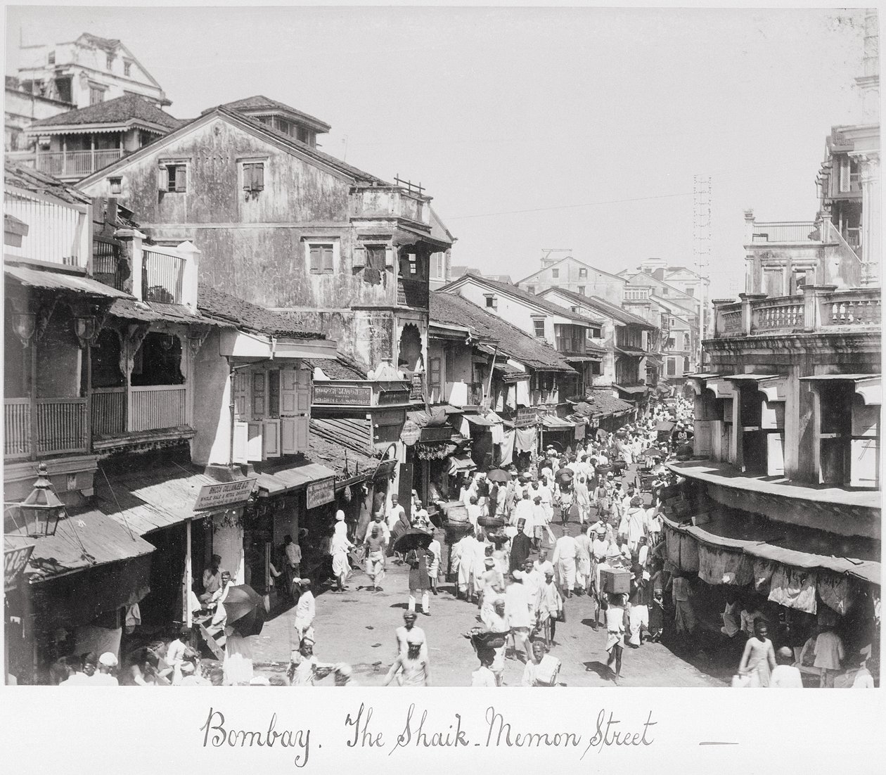 Bombay, Said-Memon-gatan av Samuel Bourne