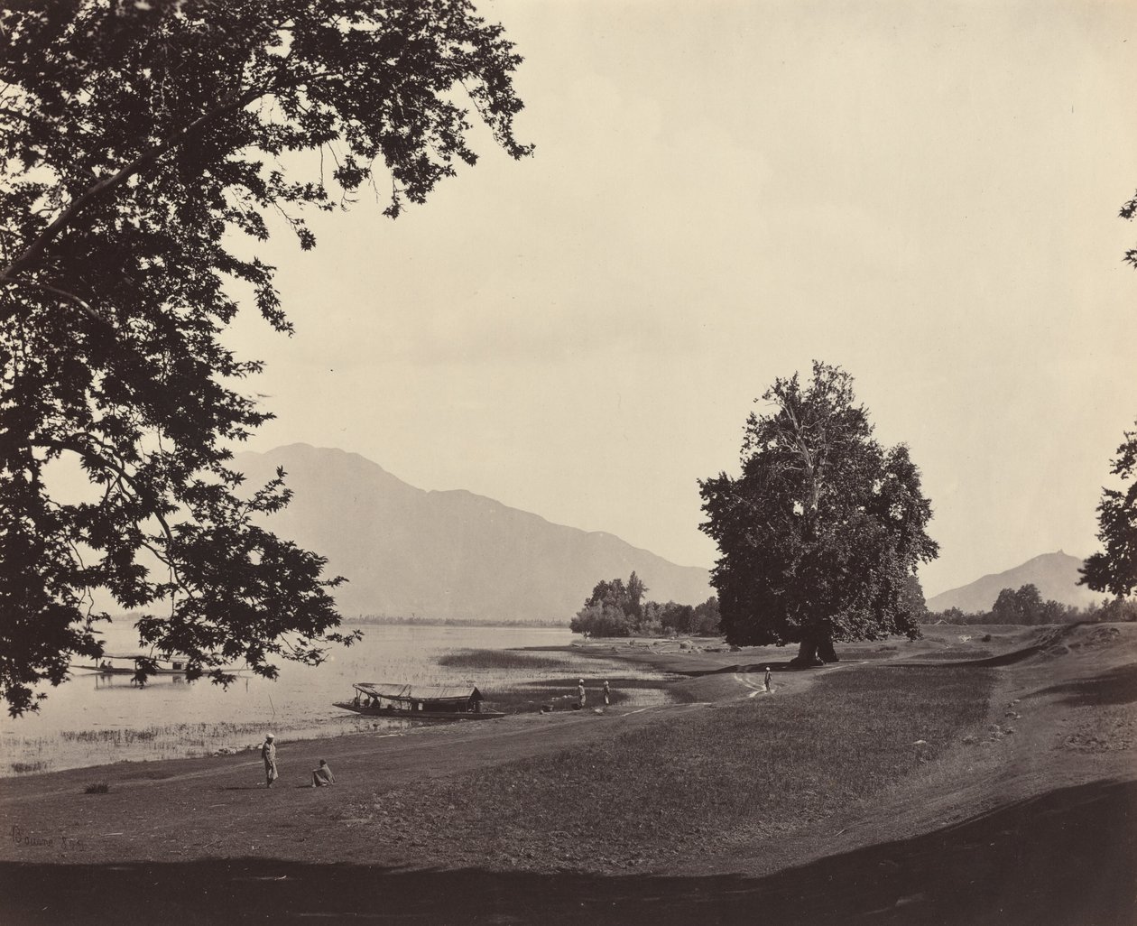 Kashmir scen av Samuel Bourne