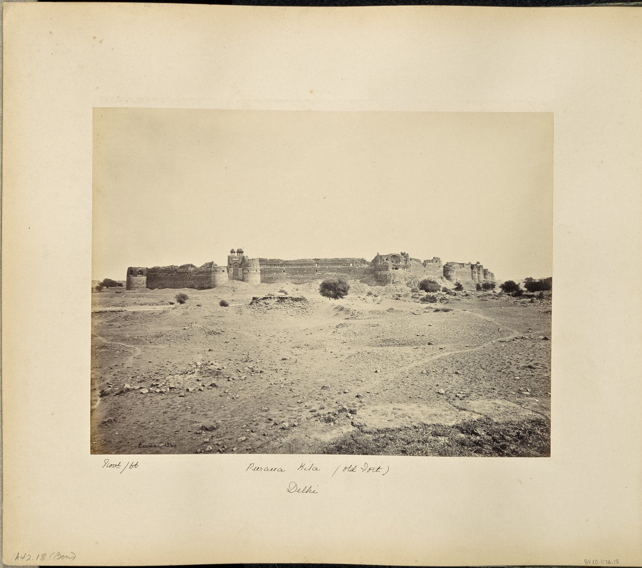 Purana Kila, Delhis gamla fort av Samuel Bourne
