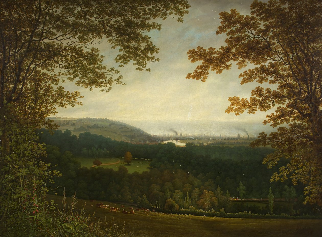 Utsikt över Bristol från Ashton Park av Samuel Colman
