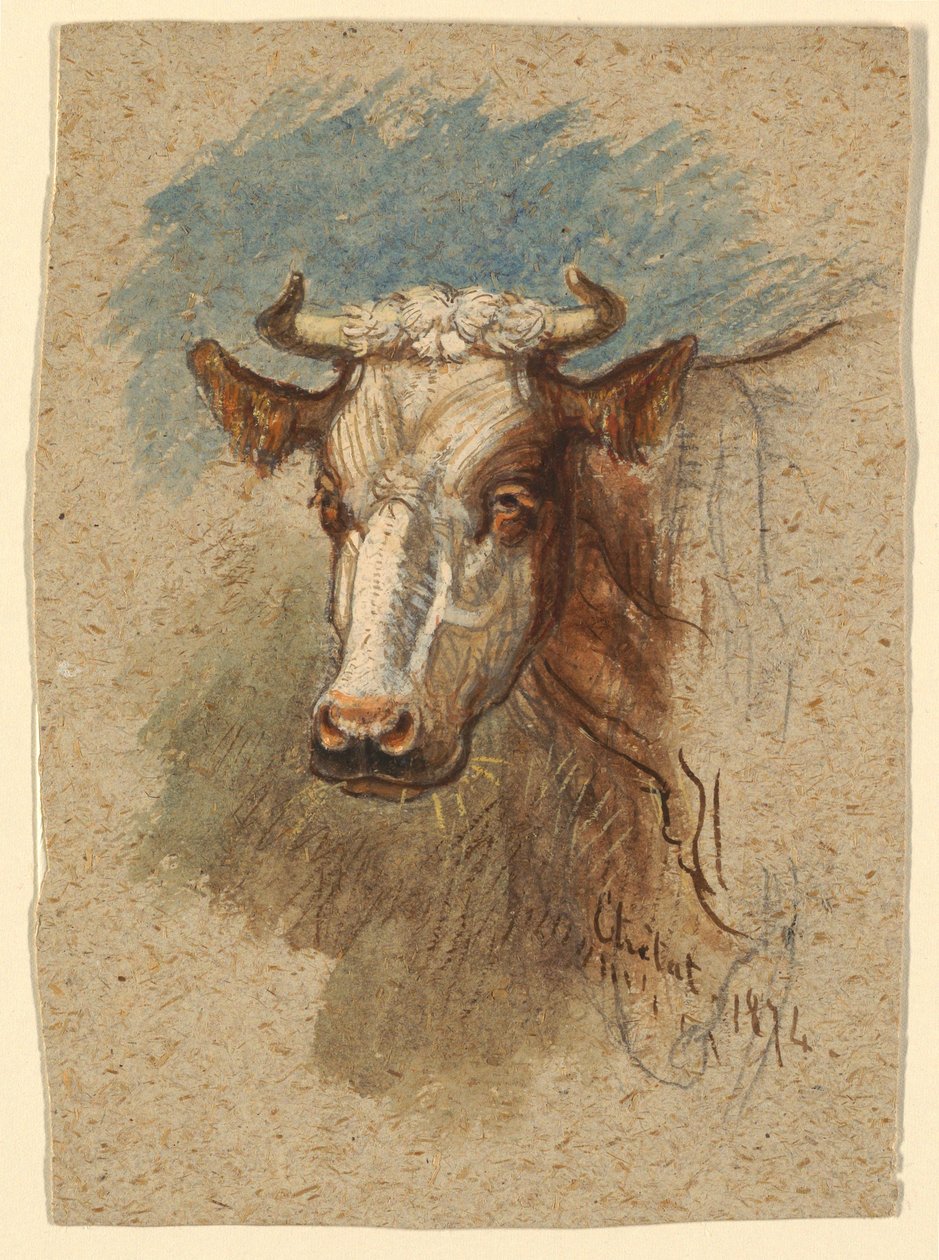 Teckning, Studier: Skisser från Frankrike. Etretat, Seine-Inférieure, Quimper, Bretagne, 1874 av Samuel Colman