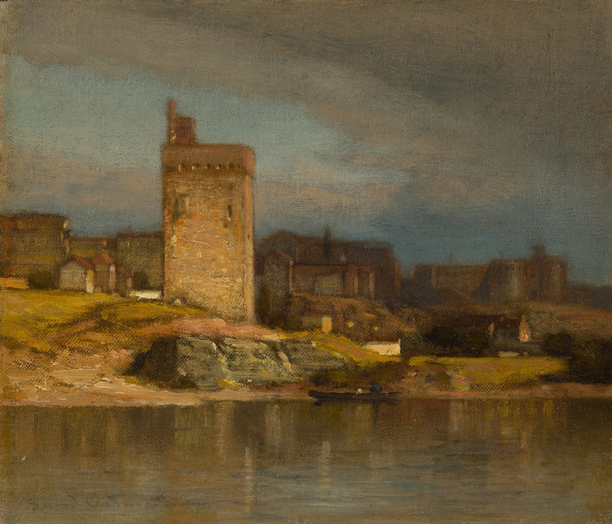 Gamla tornet i Avignon av Samuel Colman
