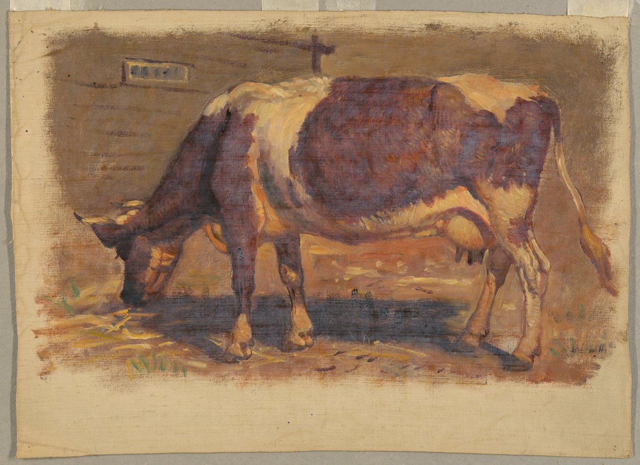 Målning, Studier. Kor, augusti 1876 av Samuel Colman
