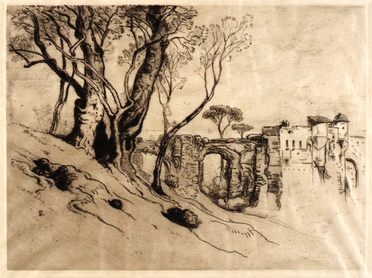 Olivträden på Rivieran (ur portfolion, Twenty Original av Samuel Colman