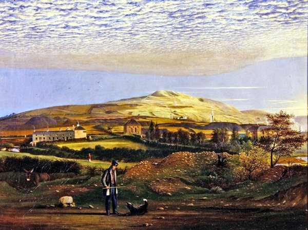 West Country Mines (olja på duk) av Samuel Colman