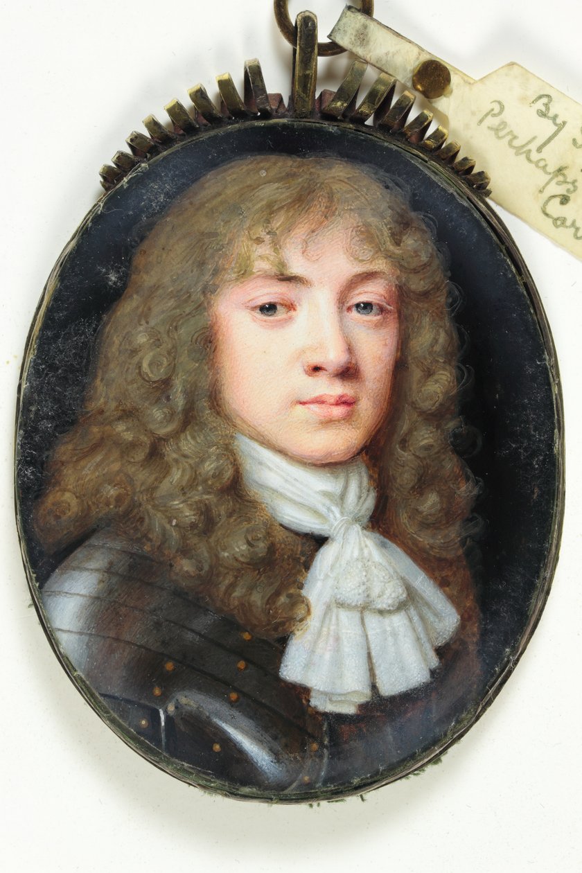 En ung gentleman (akvarell på veläng) av Samuel Cooper