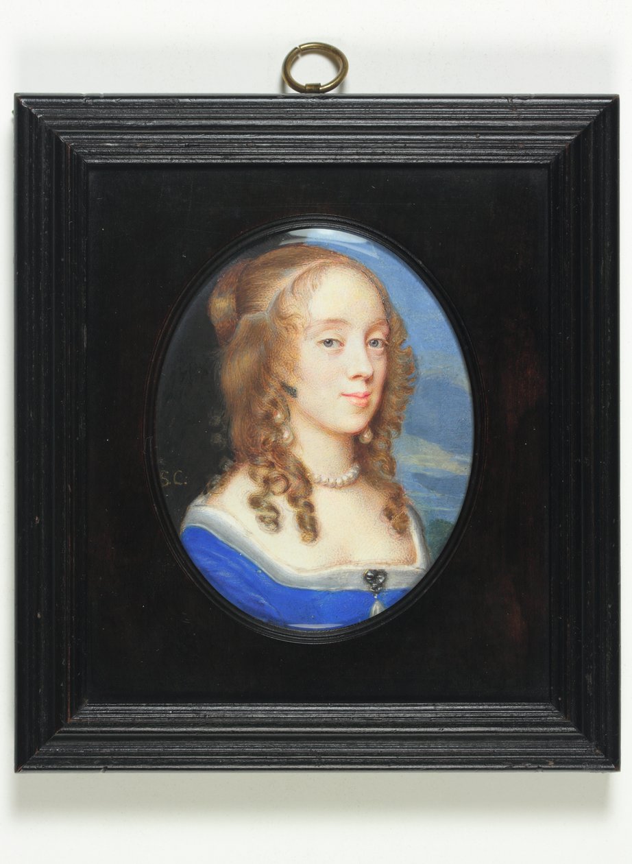 Anne Stephens, Lady Pye (akvarell på veläng) av Samuel Cooper