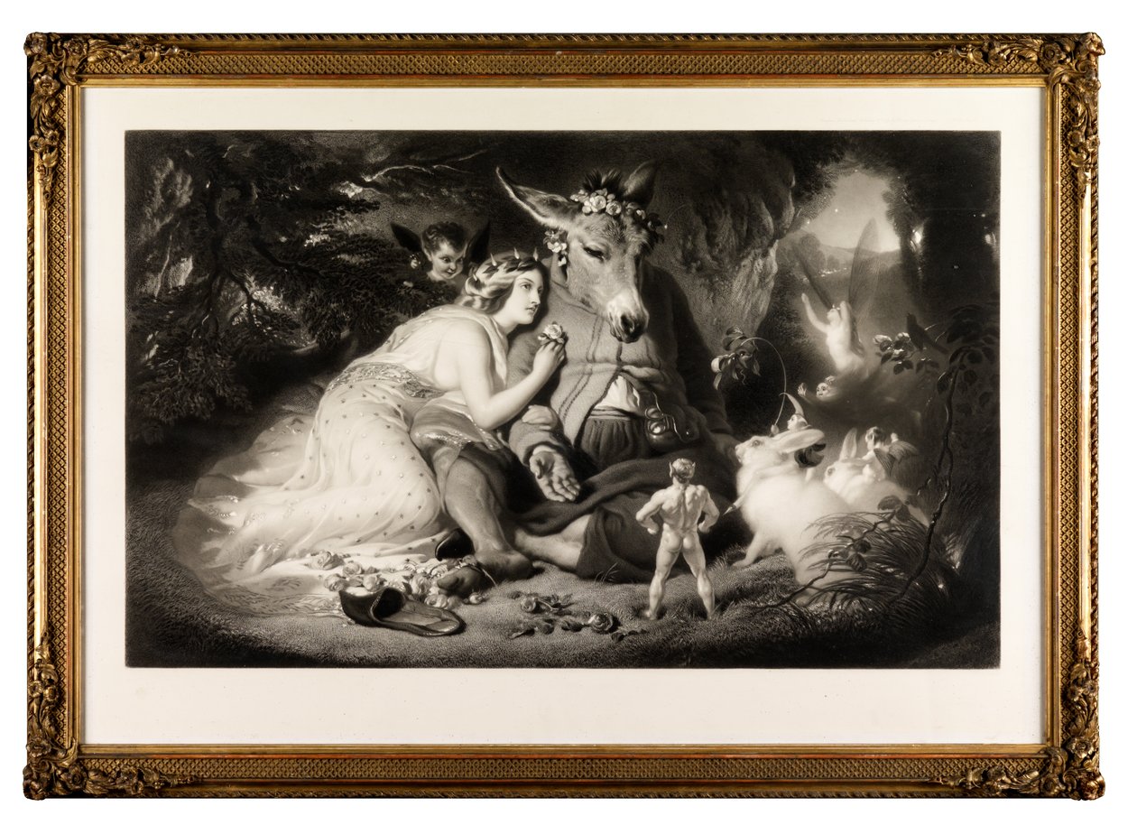 Midsommarnattsdröm (mezzotint) av Samuel Cousins