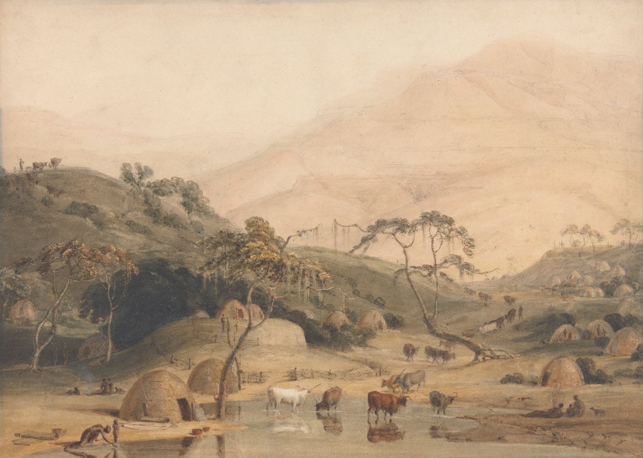 En kafferby av Samuel Daniell