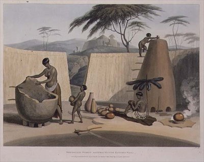 Booshuana Women Manufacturing Earthen Ware, tallrik 23 från 