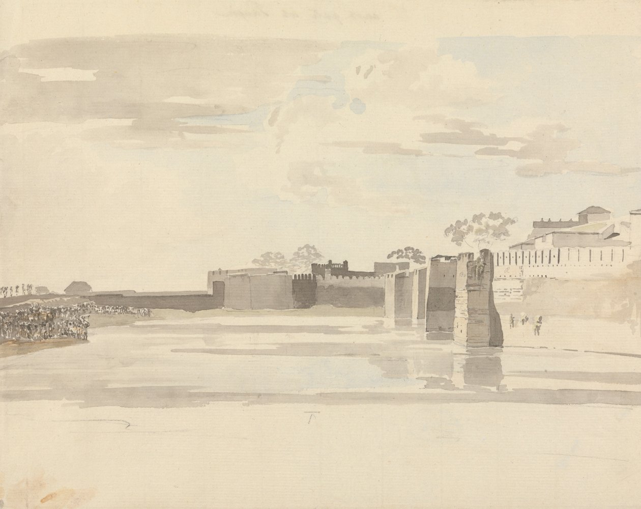 Östra porten vid Tanjore (S. Indien) av Samuel Davis