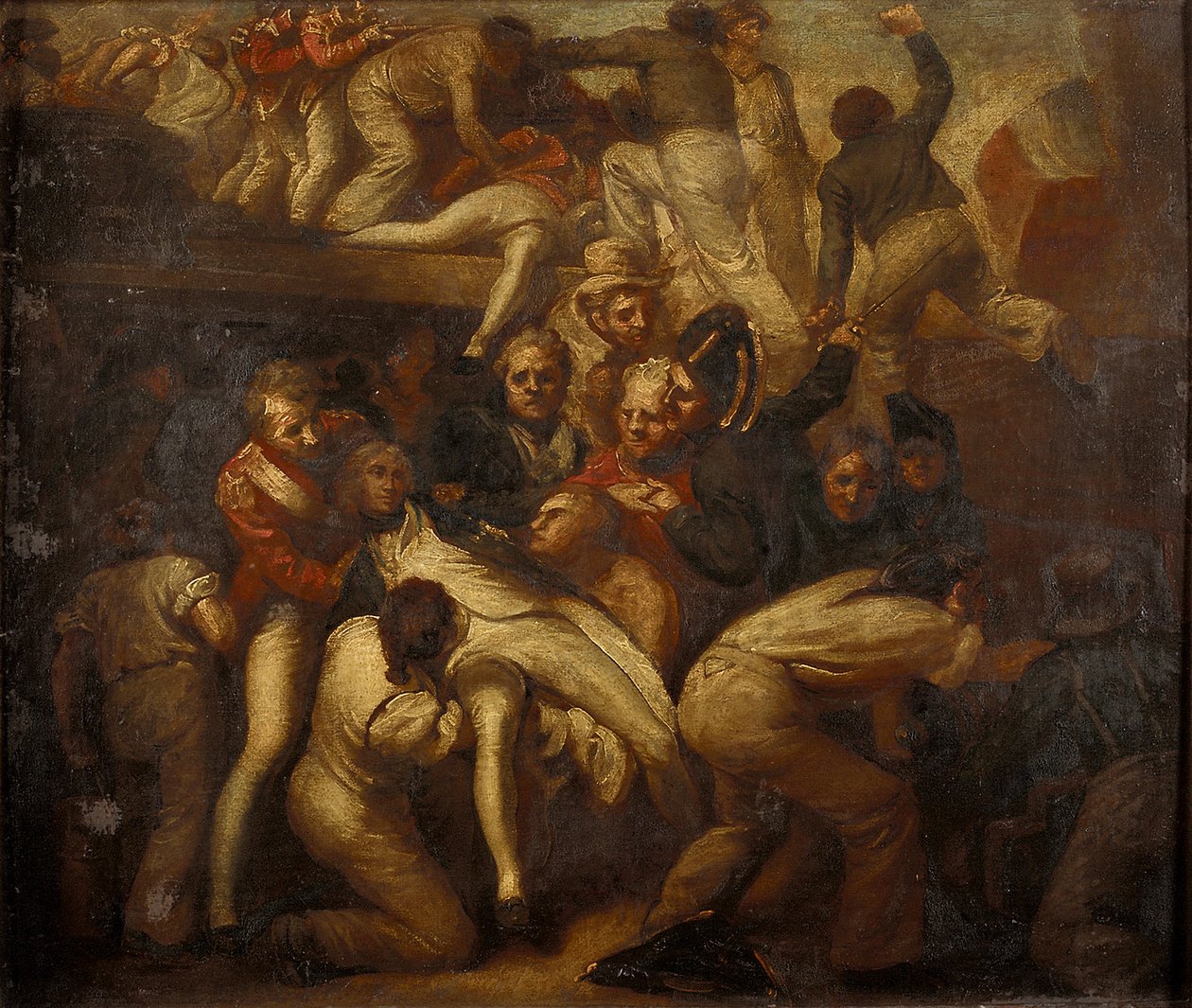 Horatio Nelsons död av Samuel Drummond