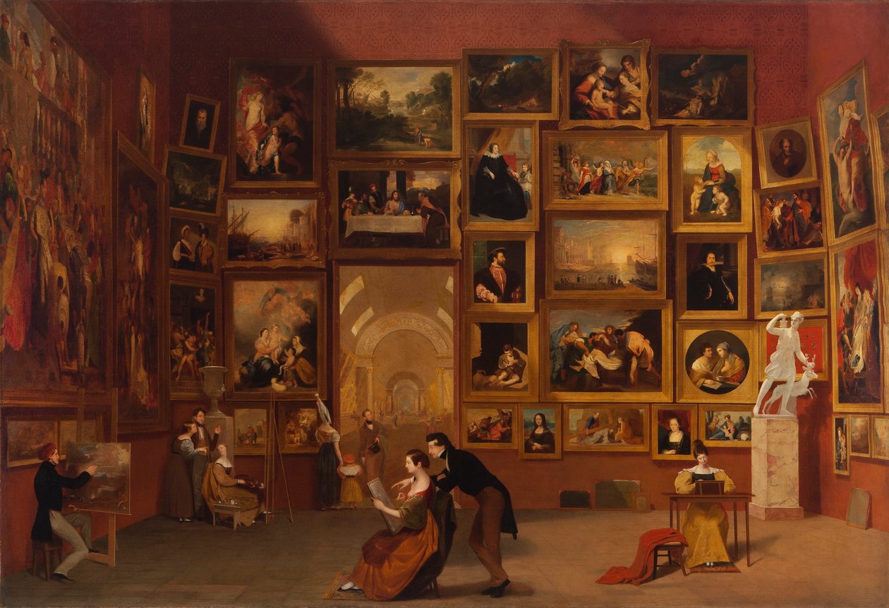 Louvrens galleri av Samuel Finley Breese Morse