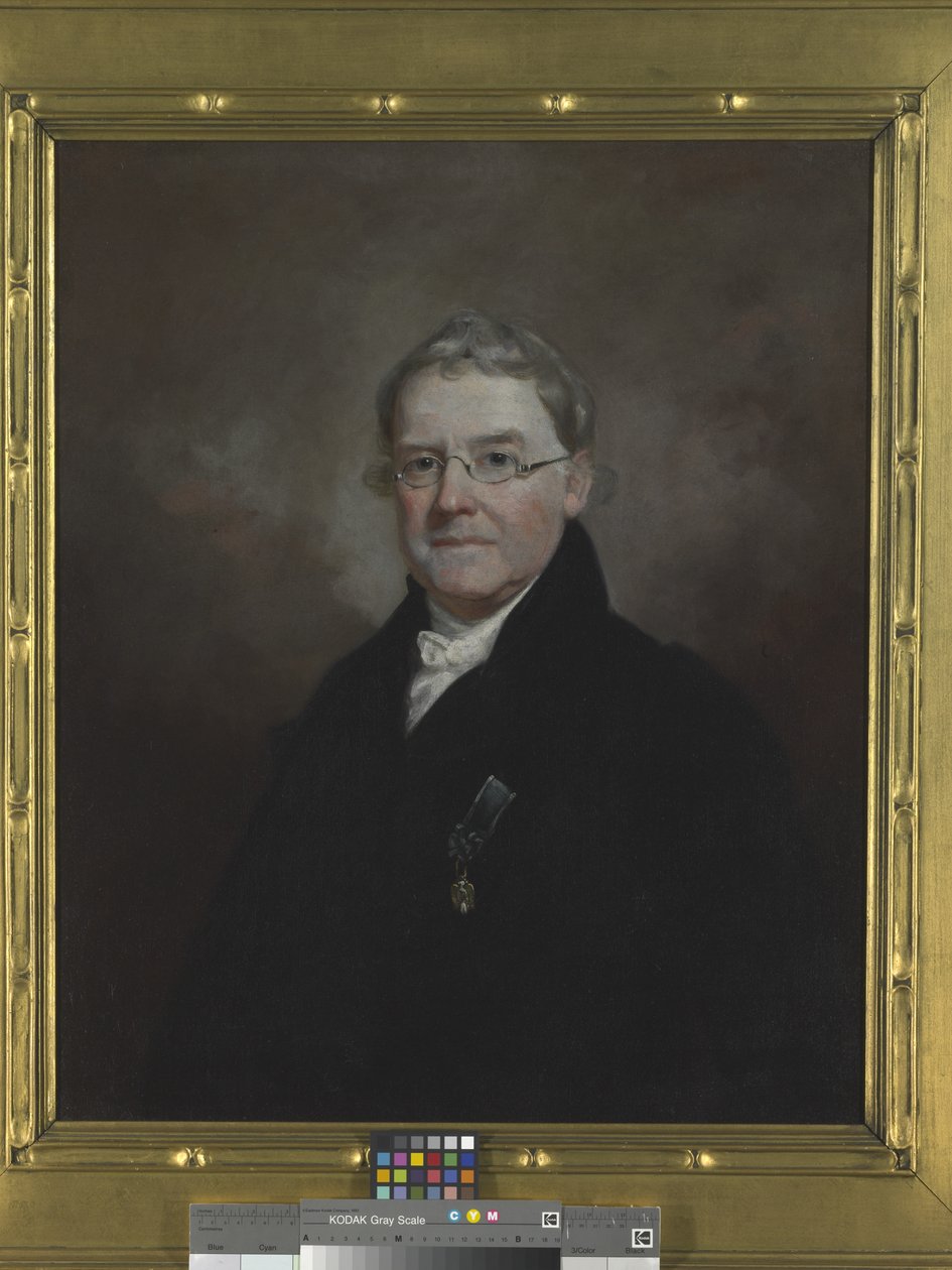 Porträtt av Dr. James E. B. Finley, okänt datum (olja på duk) av Samuel Finley Breese Morse