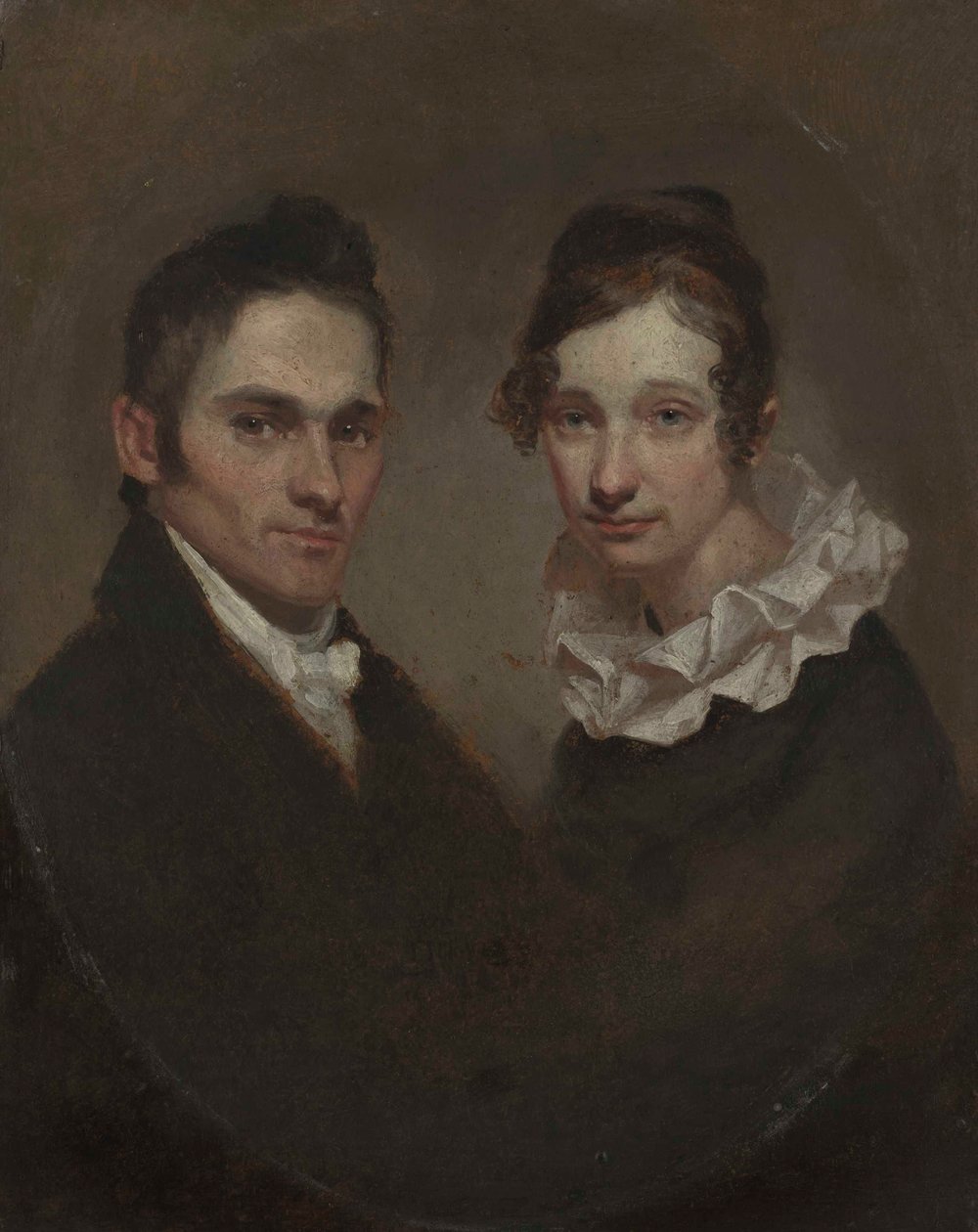 Pastor (1789-1869) och fru Hiram Bingham (Sybil Mosely, d. 1848) av Samuel Finley Breese Morse