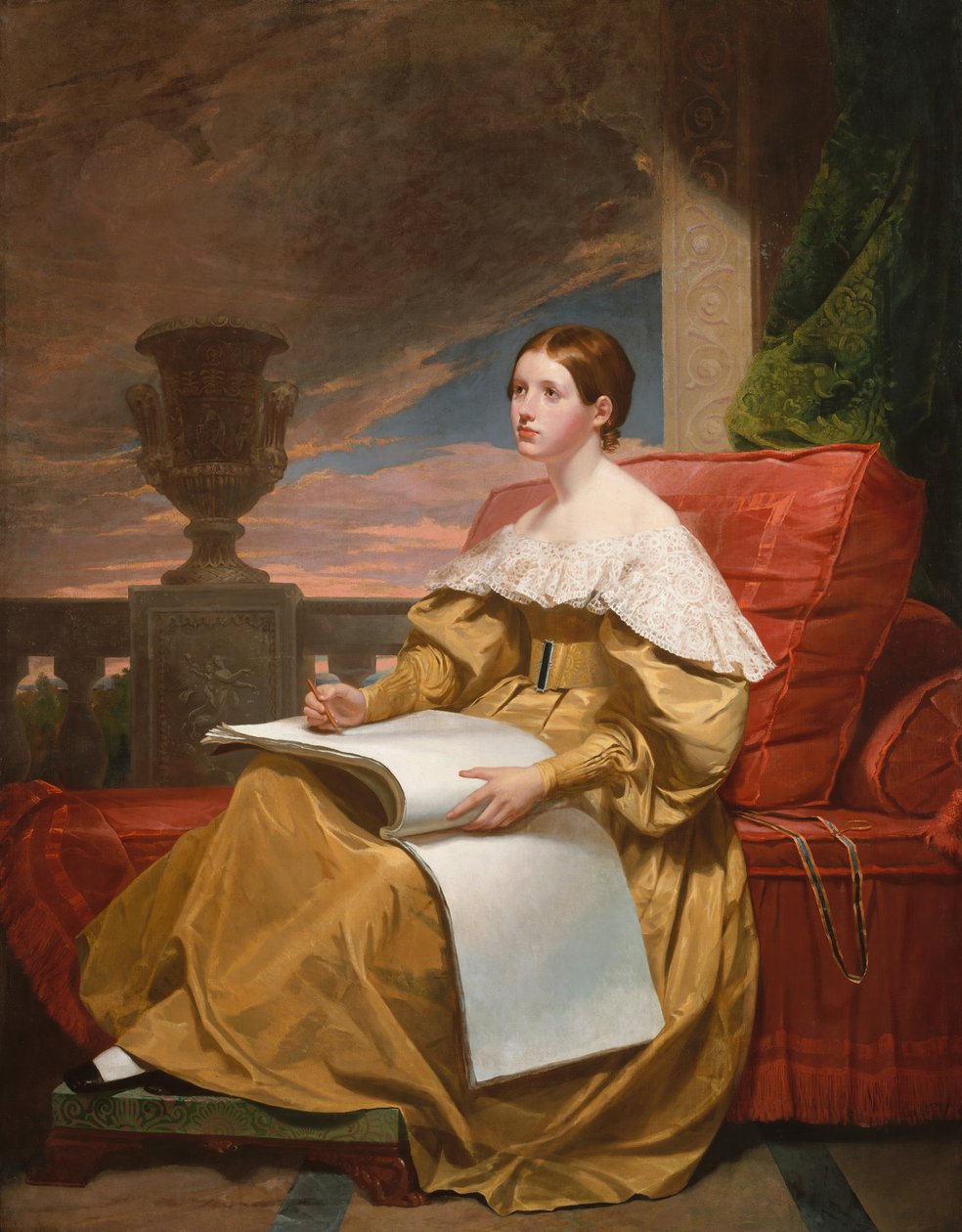Susan Walker Morse The Muse, ca. 1836-37. av Samuel Finley Breese Morse