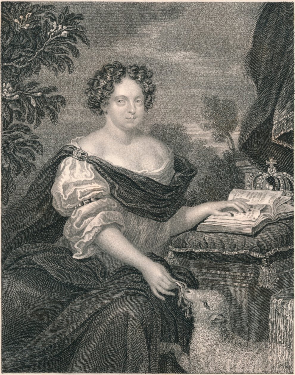 Katarina av Braganza. Drottning av Karl den andre, c1826. av Samuel Freeman
