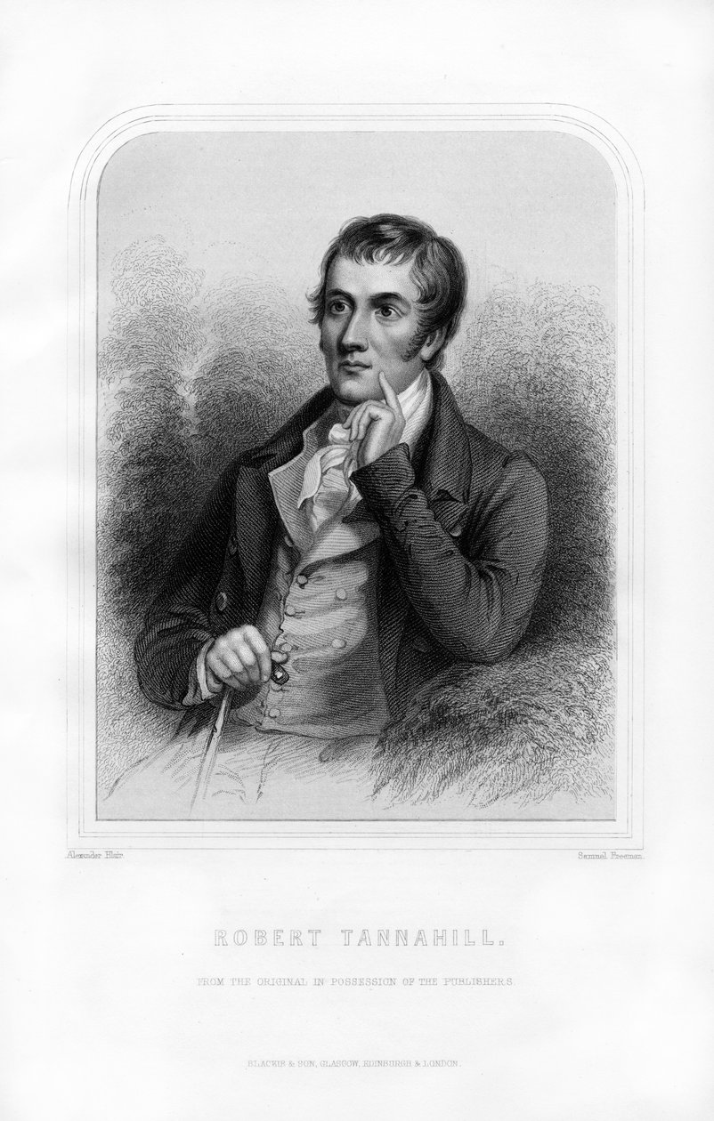 Robert Tannahill, skotsk poet, 1870 av Samuel Freeman