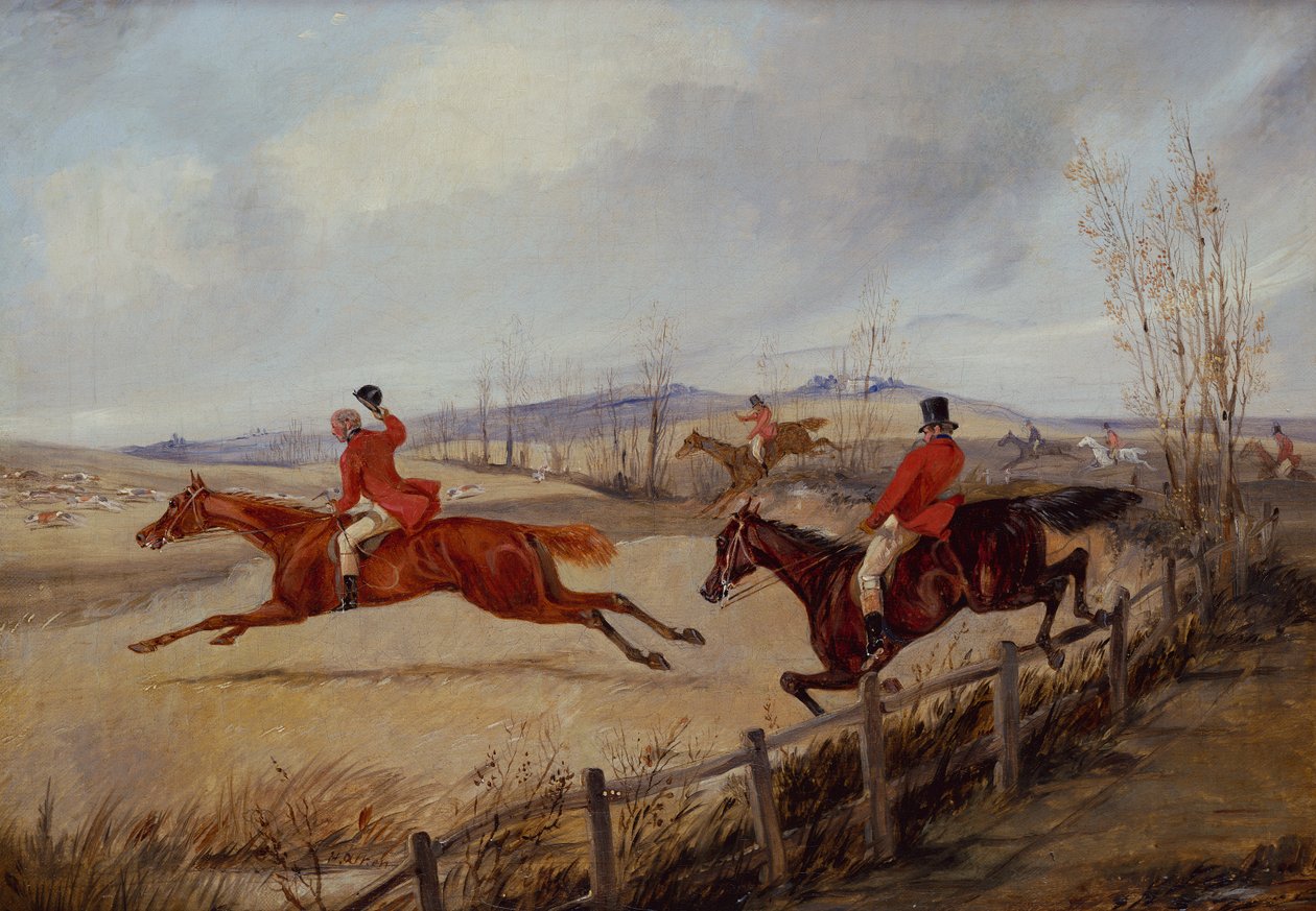 Full Cry (olja på duk) av Samuel Henry Alken