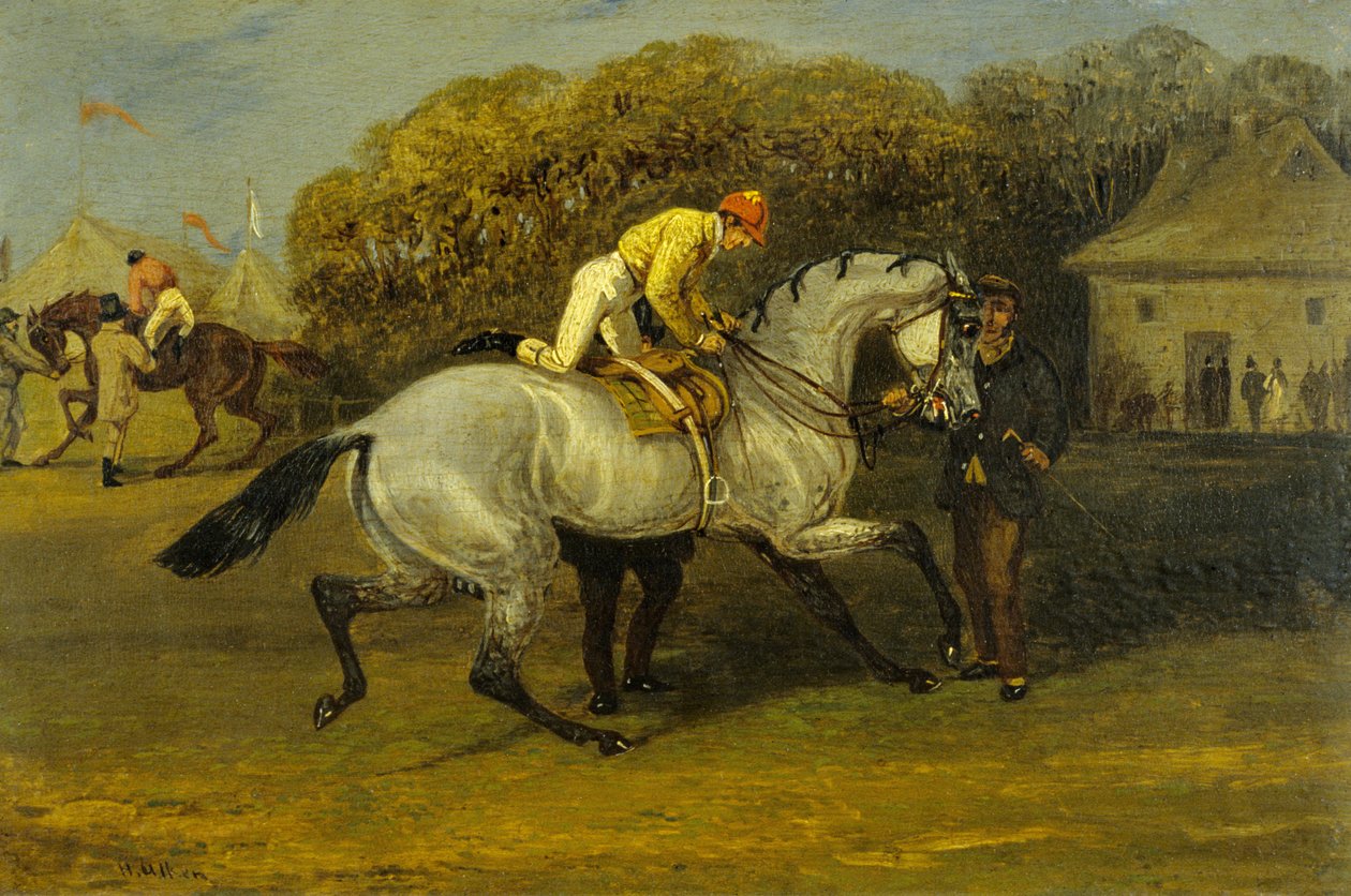 Jockeymontering (olja på duk) av Samuel Henry Alken
