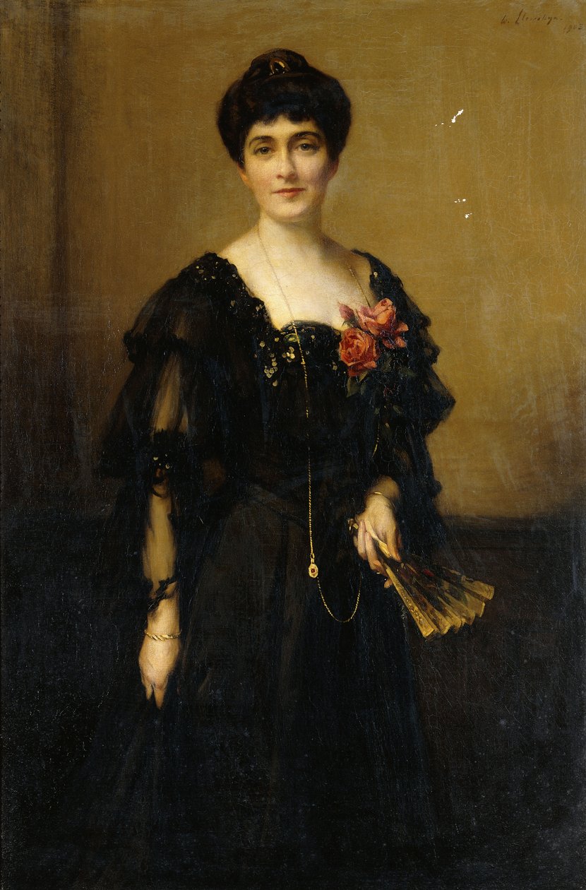 Porträtt av fru Frederick Ashton Johnson av Samuel Henry William Llewelyn