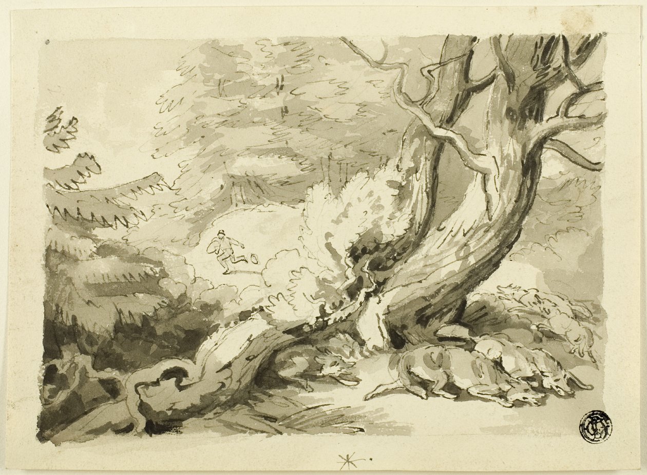 Rävjakt av Samuel Howett