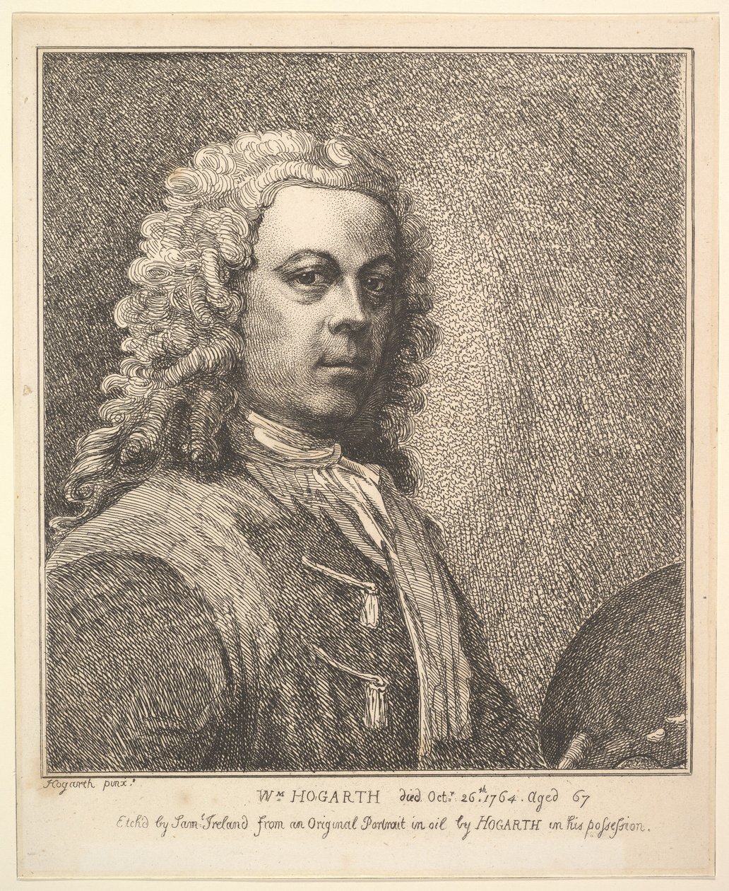 William Hogarth, Självporträtt, 1785. av Samuel Ireland