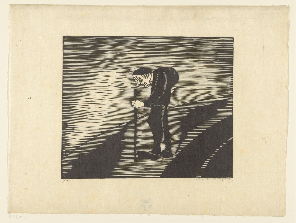 Figur med puckel Hunchback (originaltitel) av Samuel Jessurun de Mesquita (signed by artist)