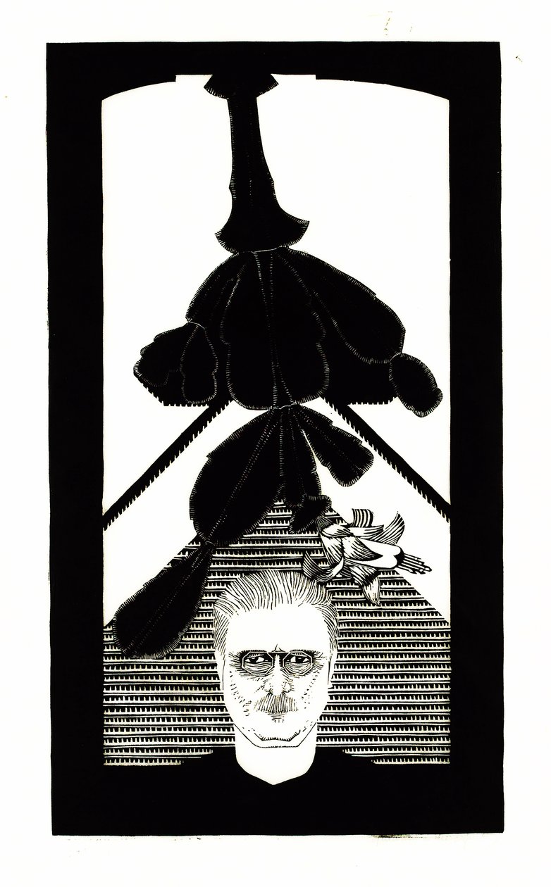 Självporträtt med en påskkaktus, ca 1927. av Samuel Jessurun de Mesquita