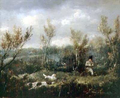 Pheasant Risasi (mafuta kwenye turubai)swed av Samuel John Egbert Jones