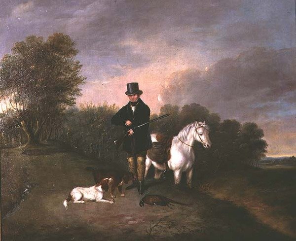 Idrottsman med hundar och vilt av Samuel John Egbert Jones