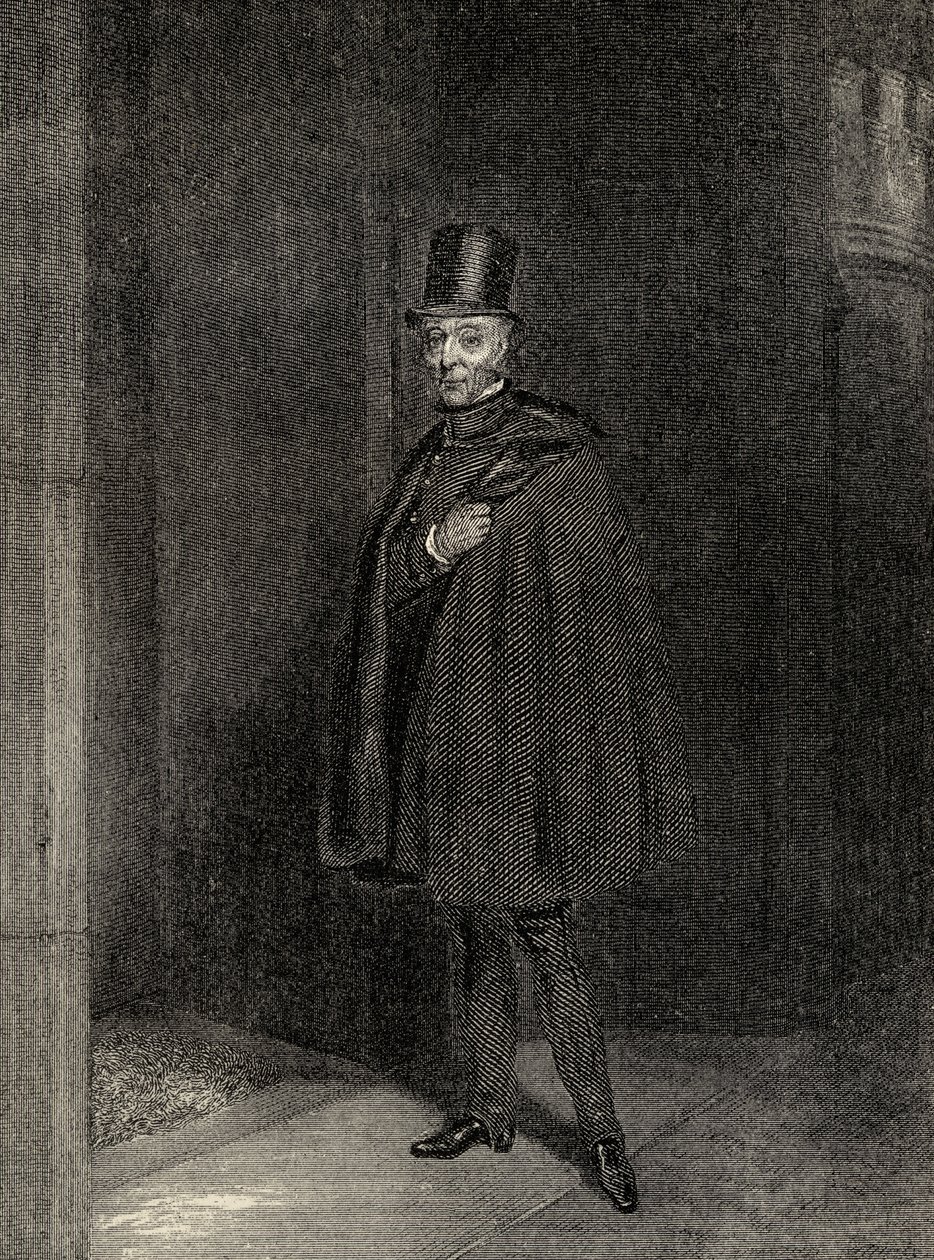 The Duke Entering the House of Lords, illustration från "Memoirs of Eminent Etonians", av Sir Edward Creasy publicerad London 1876 av Samuel John Egbert Jones