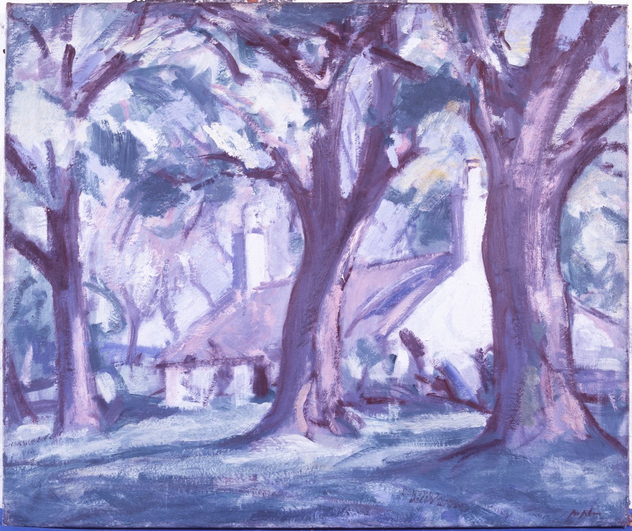 En stuga, Kirkcudbright av Samuel John Peploe