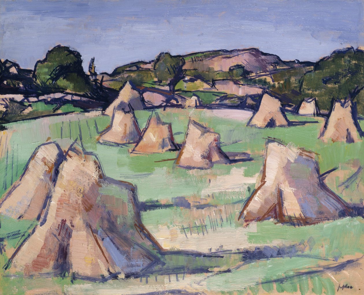 Cornfield, Douglas Hall av Samuel John Peploe