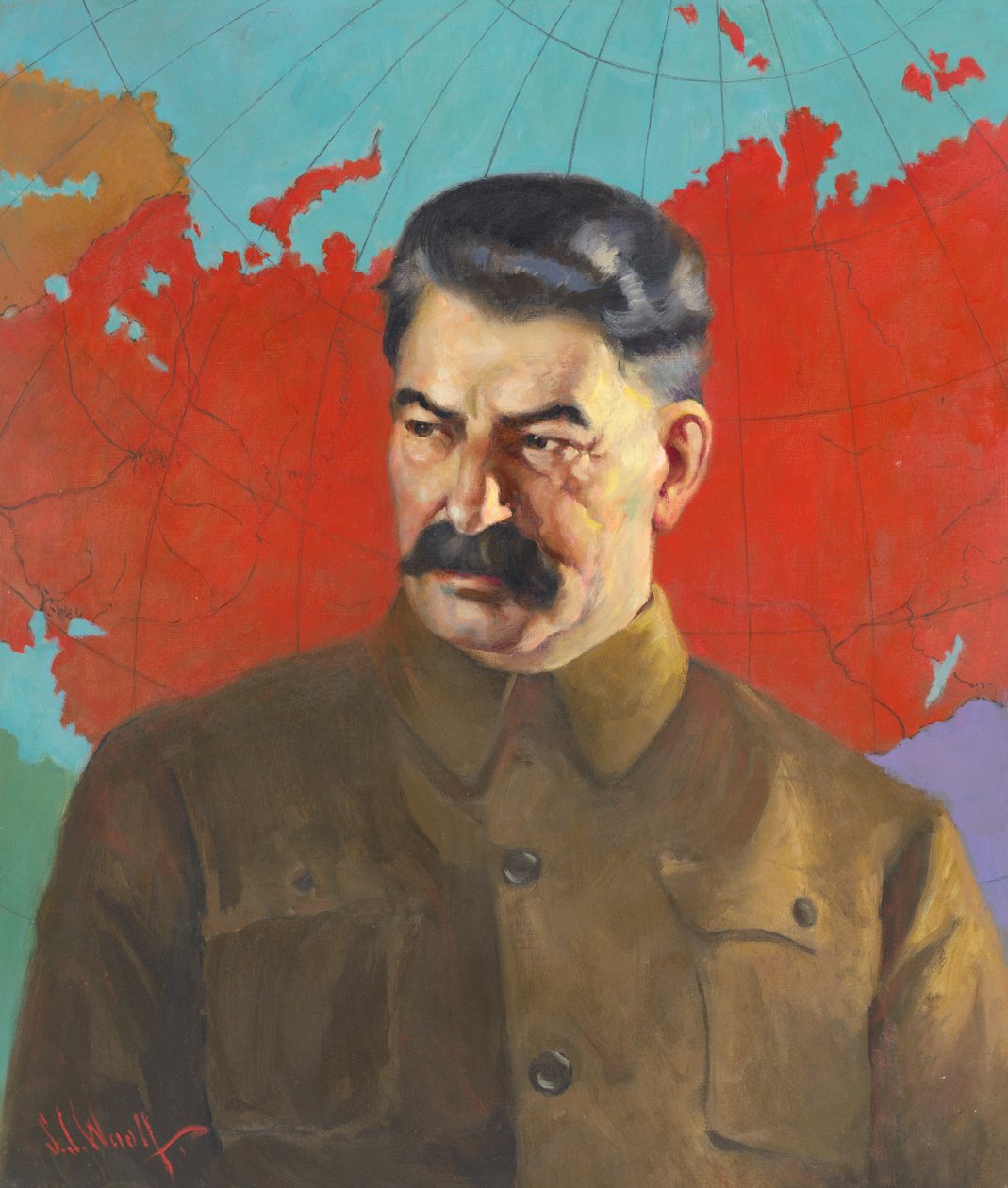 Josef Stalin, 1937. av Samuel Johnson Woolf