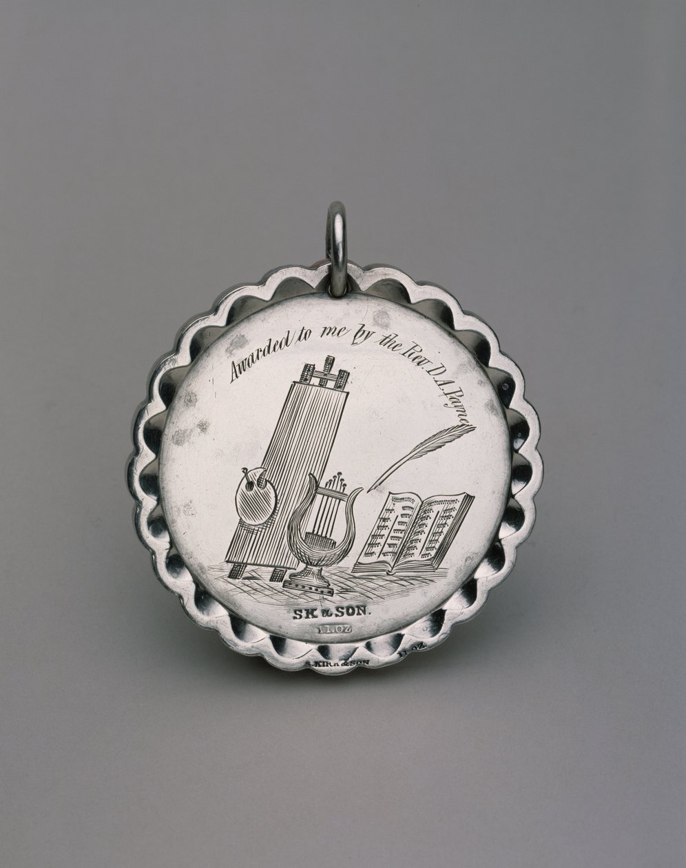 Broderimedalj, ca 1850 (silver) av Samuel Kirk