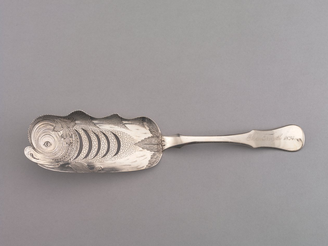 Fiskskiva, ca 1824 av Samuel Kirk