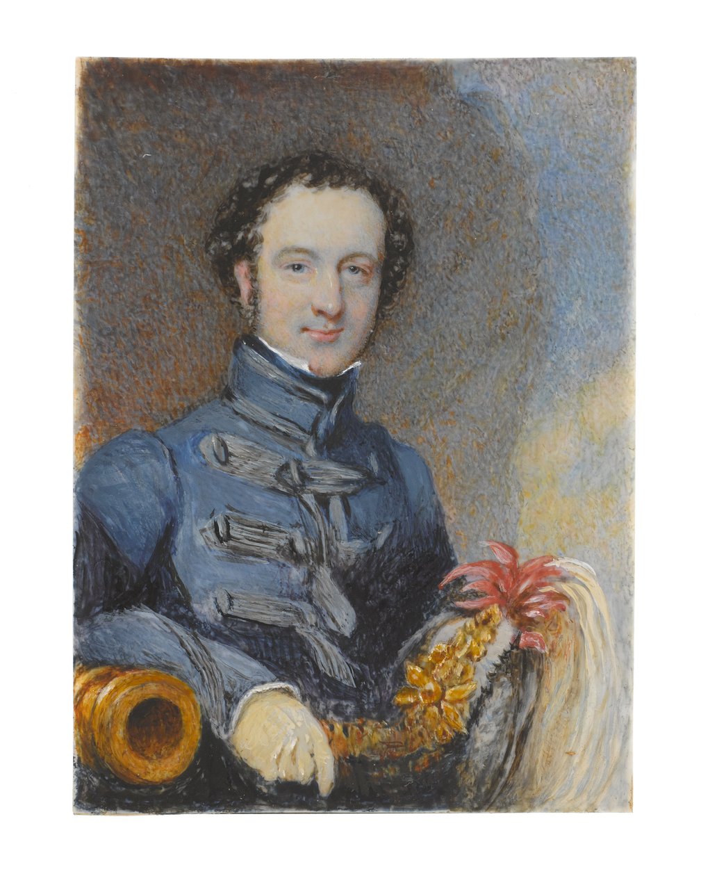 Kapten William Siborne, 1830 ca av Samuel Lover