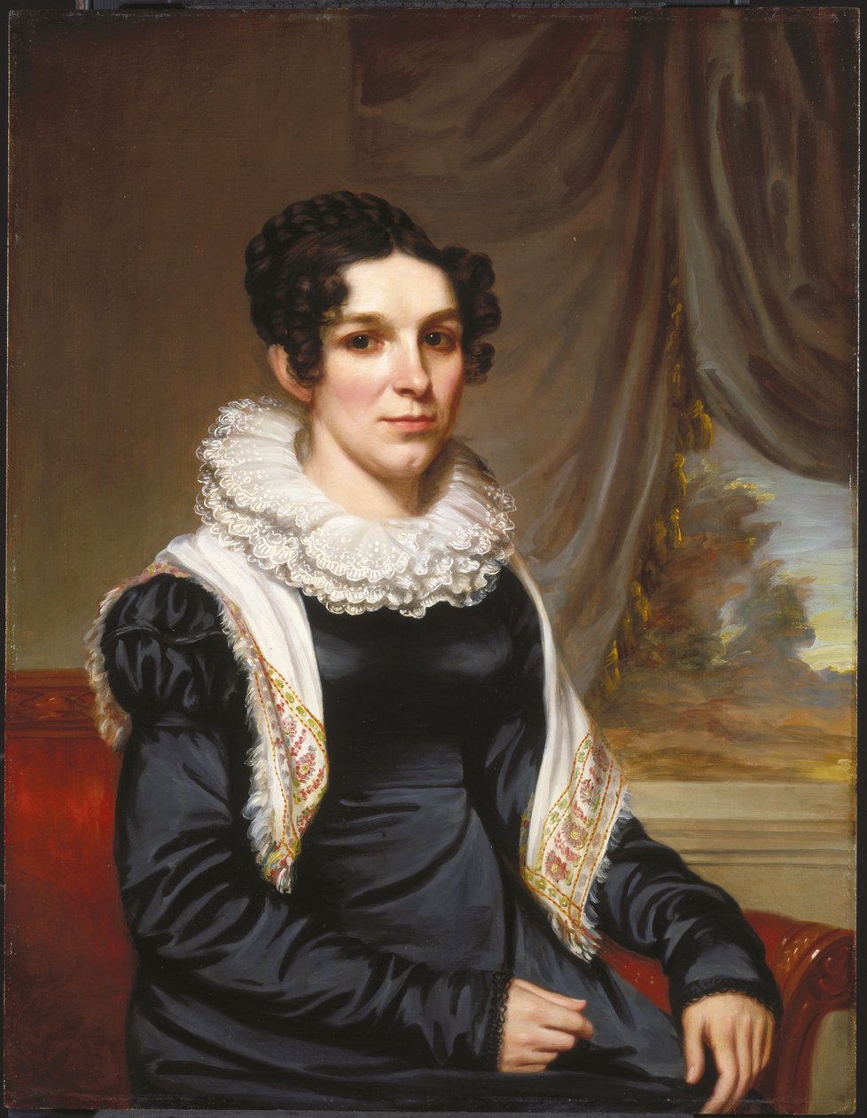 Maria Clarissa Leavitt (olja på panel) (se även 212147) av Samuel Lovett Waldo