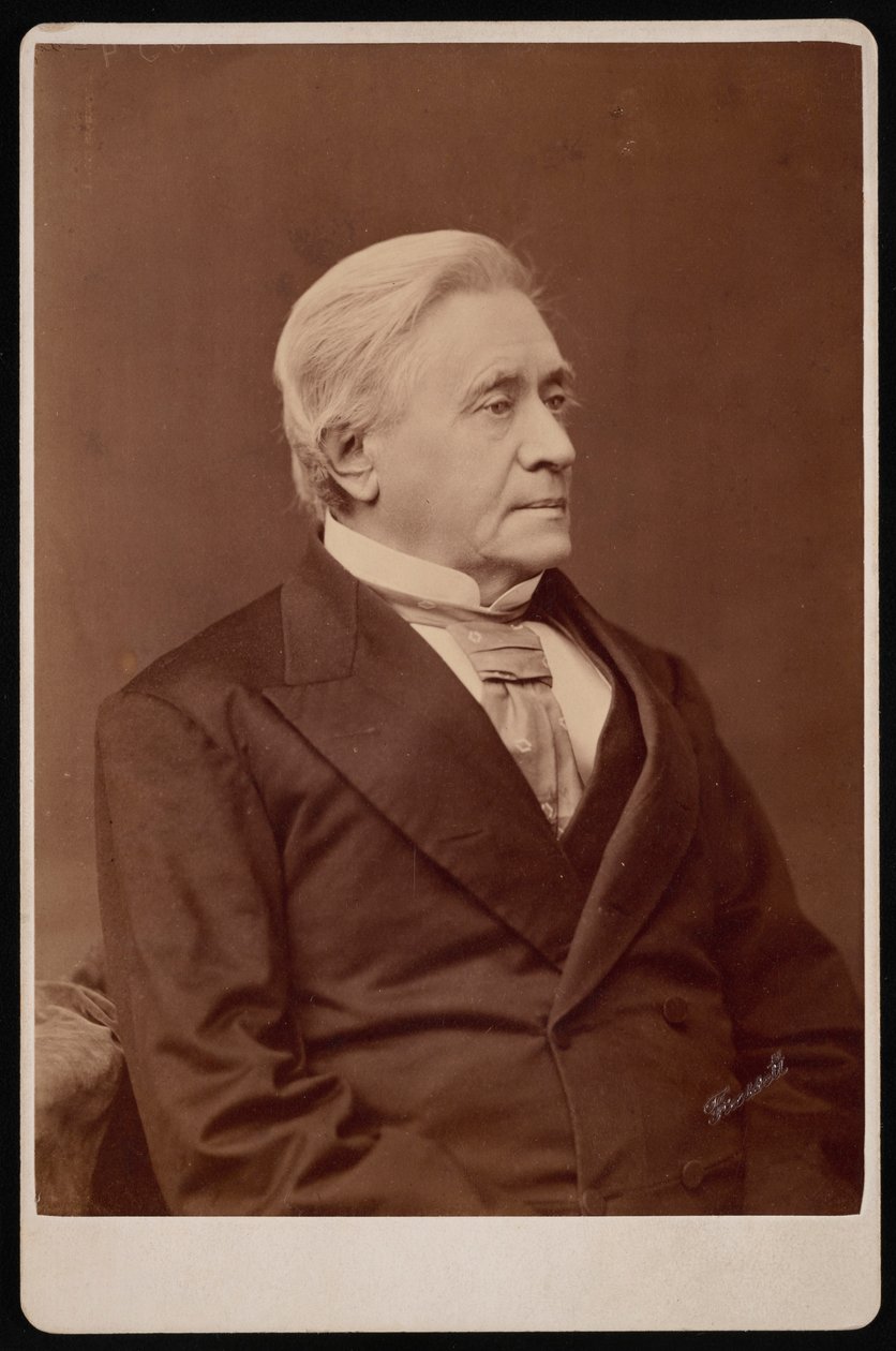 Porträtt av Joseph Henry 1797-1878, december 1875. av Samuel Montague Fassett