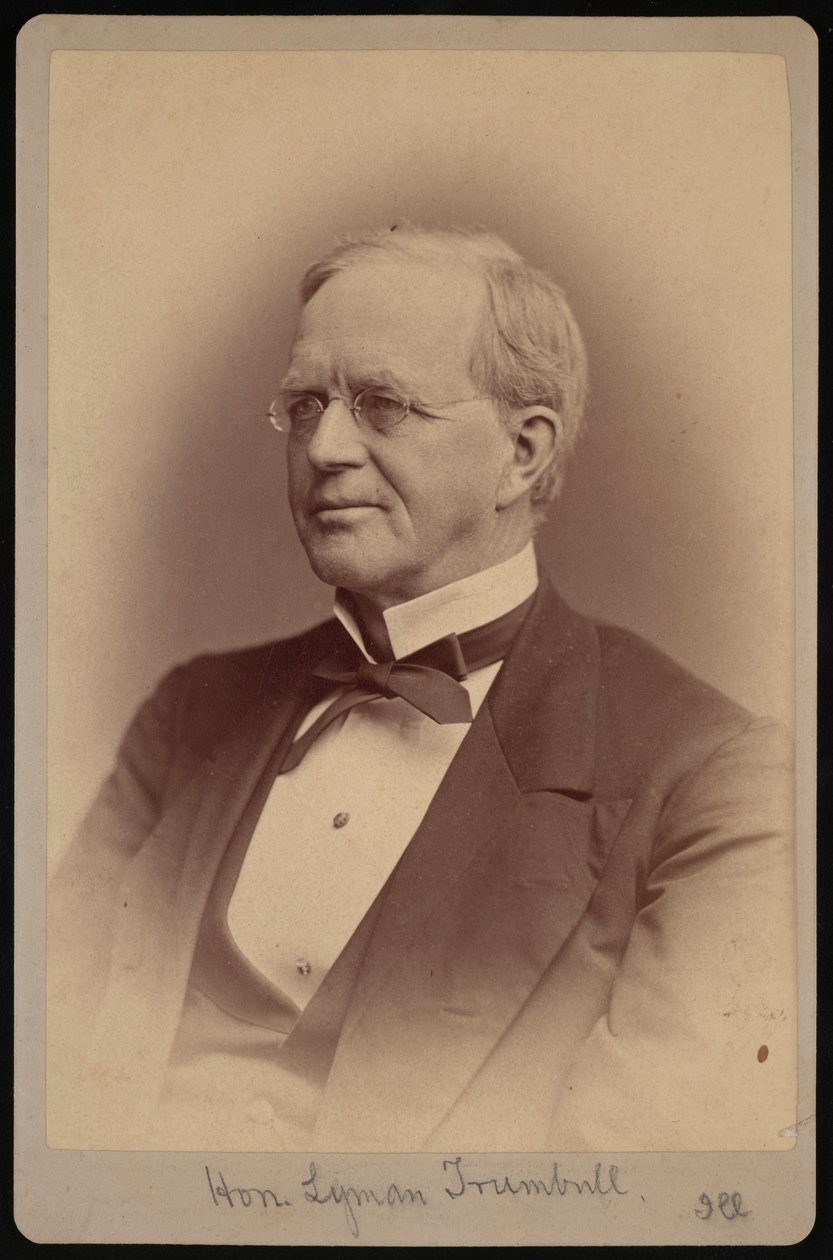 Porträtt av Lyman Trumbull 1813-1896, 1877. av Samuel Montague Fassett