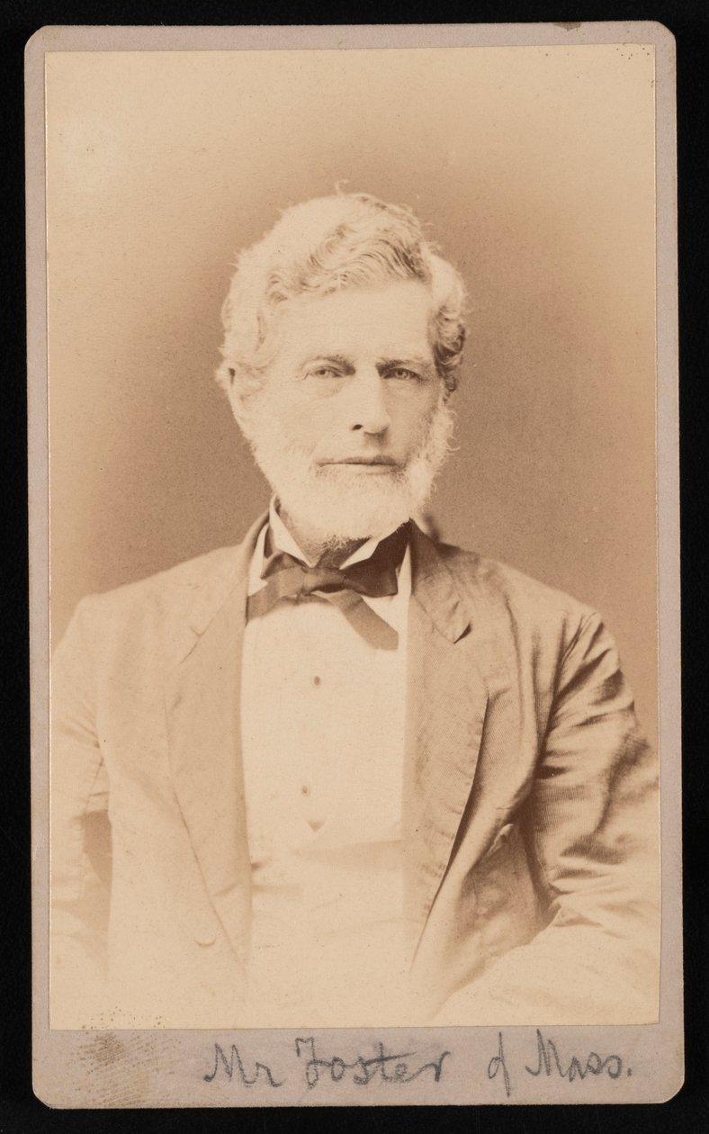 Porträtt av Mr. Foster av Massachusetts, mellan 1876 och 1880. av Samuel Montague Fassett