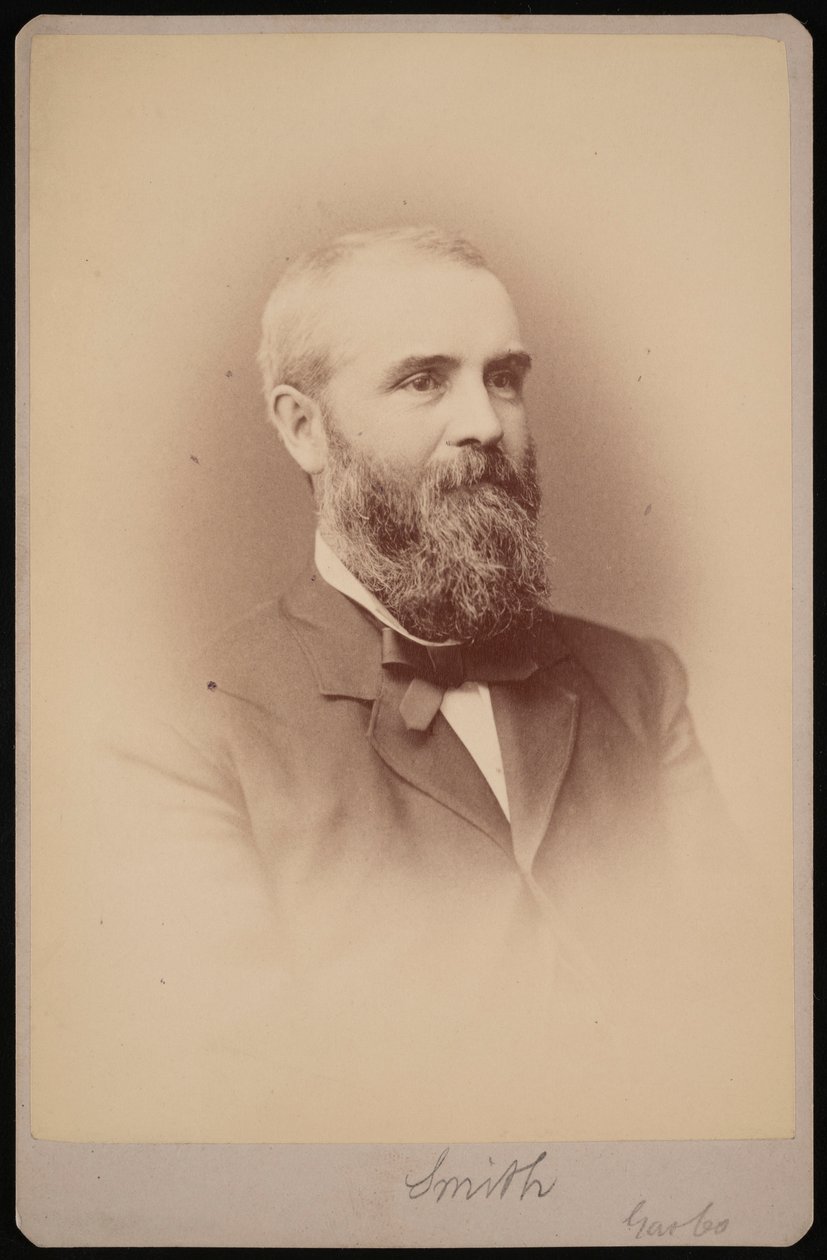 Porträtt av Smith, 1879. av Samuel Montague Fassett